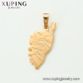 33351 Xuping fashionable guangzhou jewelry market simple 18k gold plated pendant with free sample